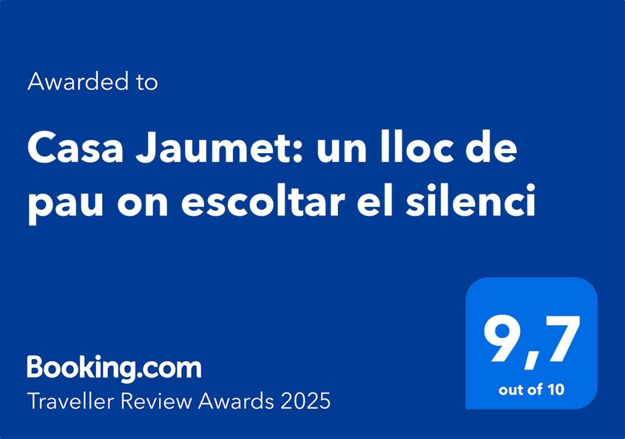 Aramunt Casa Jaumet: Un Lloc De Pau On Escoltar El Silenci 아파트 외부 사진